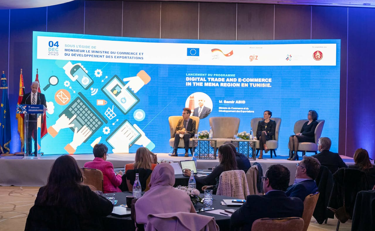 La Tunisie parmi les pays bénéficiaires du programme régional Digital Trade and E‑Commerce MENA