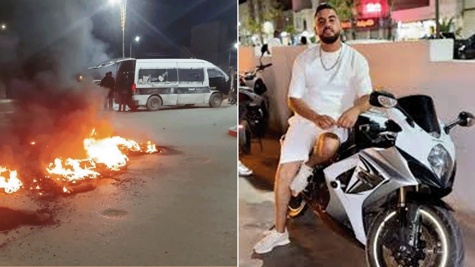 وفاة شاب تونسي عقب “مطاردة أمنية” تشعل احتجاجات بالقيروان