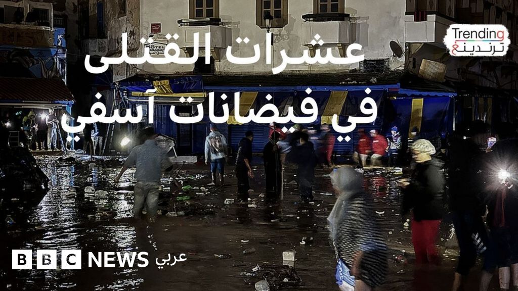 خلفت فيضانات مدينة آسفي مصرع العشرات من الأشخاص، وتسببت في غرق العديد من المنازل والمحلات التجارية بشكل كامل، مخلفة دمارا واسعا في المدينة.