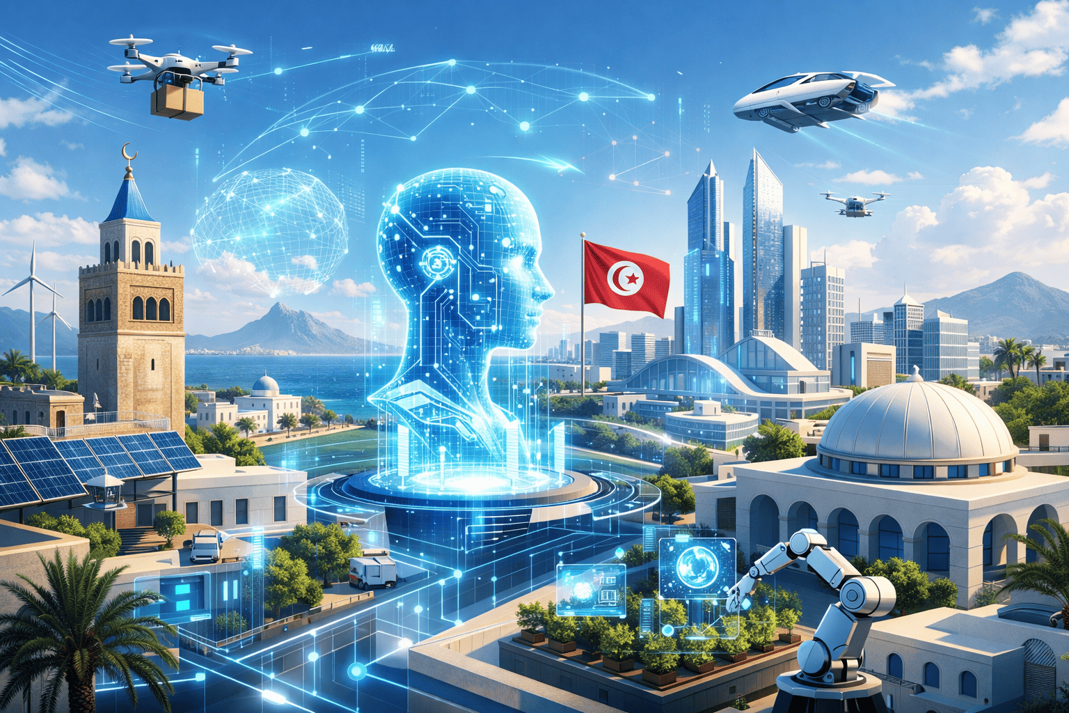 خبر جديد: تونس تحتل المرتبة الخامسة أفريقيا في مجال الذكاء الاصطناعي المسؤول.