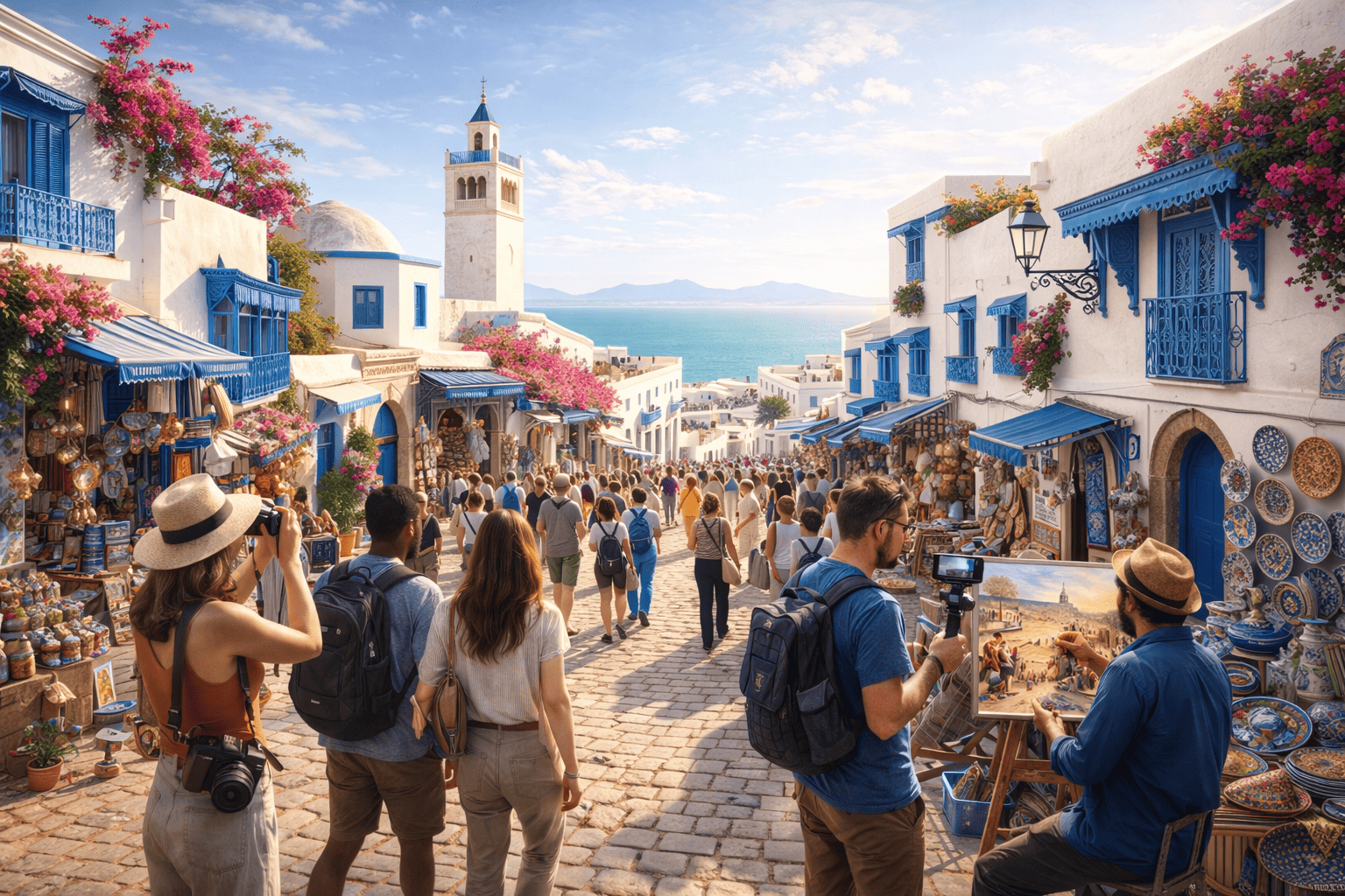 تجاوز عدد السياح في تونس حاجز الـ 11 مليون سائح.