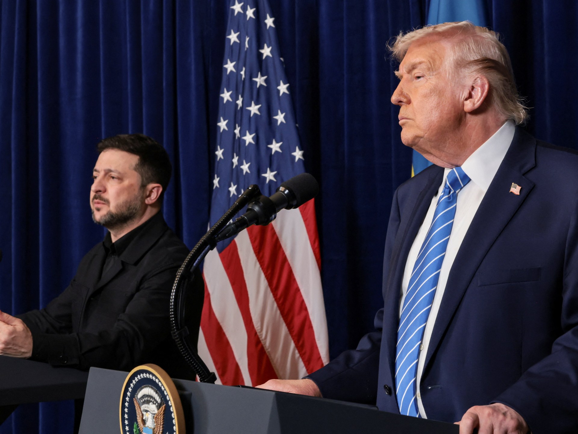 لقاء ترامب وزيلينسكي: تقدم بمباحثات السلام وترحيب أوروبي لقاء ترامب وزيلينسكي: تقدم بمباحثات السلام وترحيب أوروبي